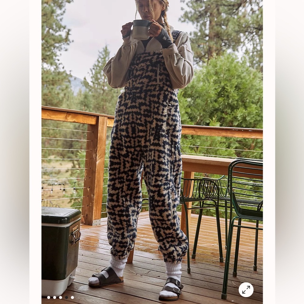 Hit the slopes Fleece overalls Free People Movement